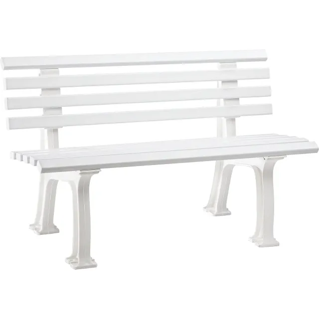 Kaiserkraft panchina parco plastica 1200 mm PVC esterno