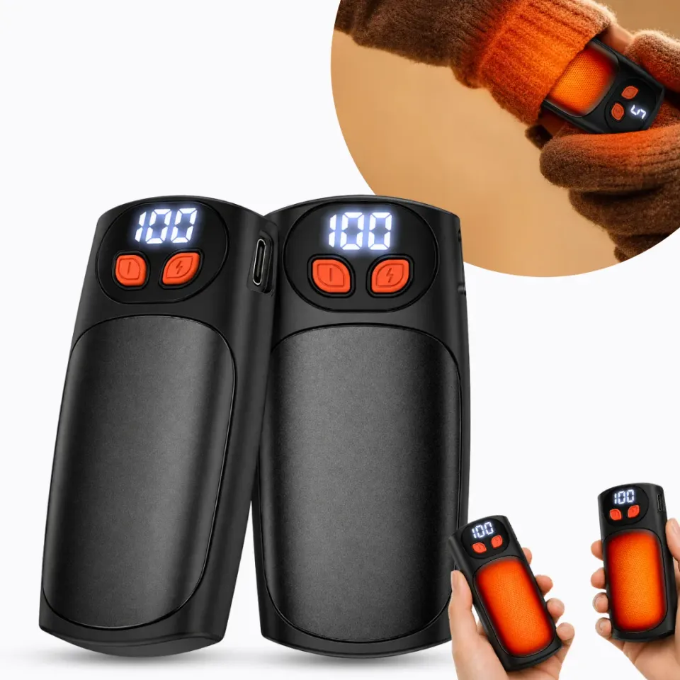 ADAMANTA 7107 Scaldamani Elettrici Ricaricabili 2 Pezzi