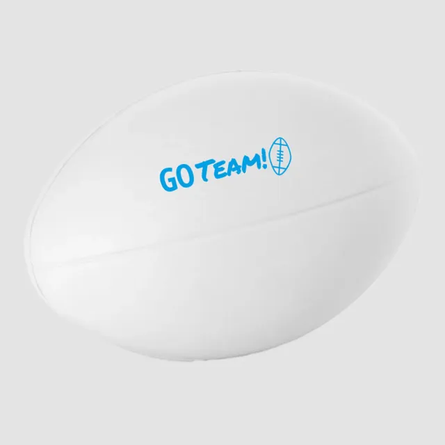 3BPRO MO8687-06 palla antistress rugby bianca in PU