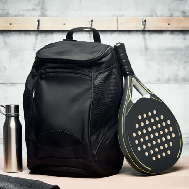 3BPRO MO6325-03 Zaino Sport RPET da Padel Nero