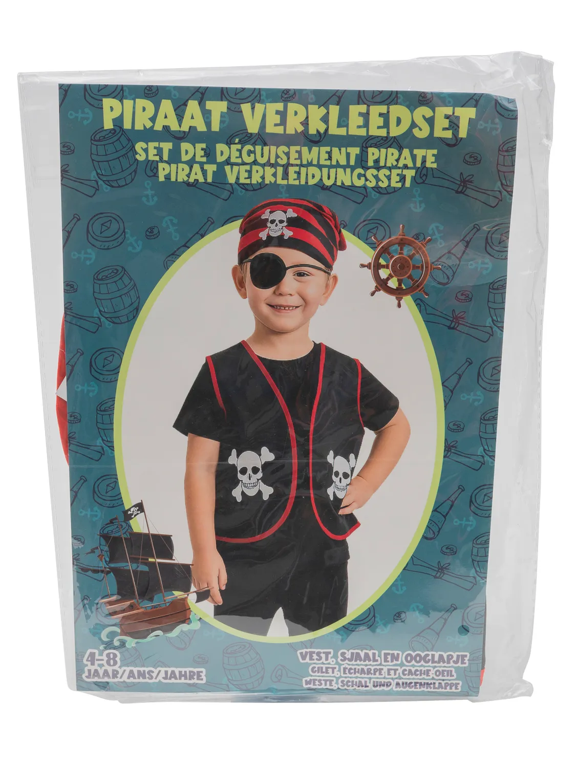 Wibra Costume Carnevale Bambino 3 Pezzi Avventura