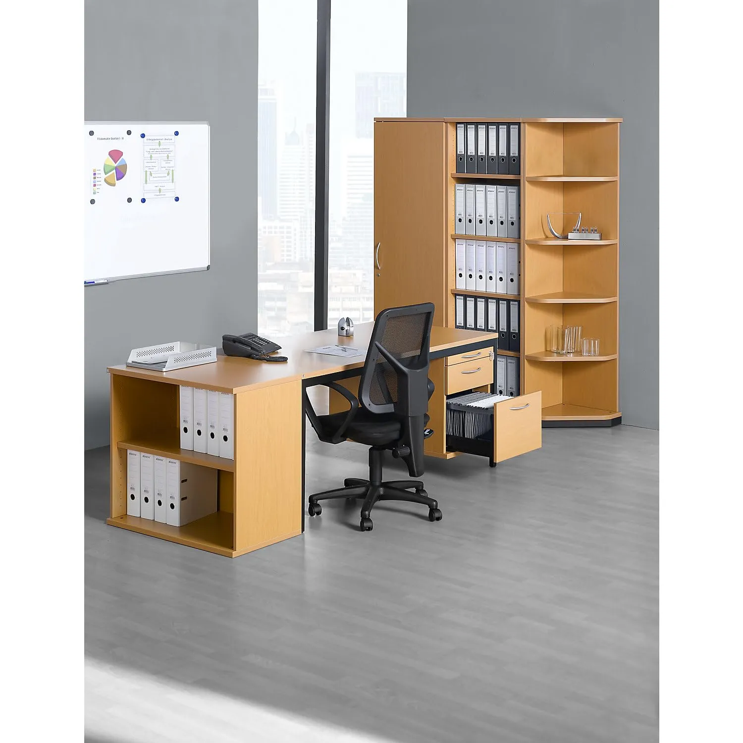 Kaiserkraft Lena scaffale ufficio divisorio montato
