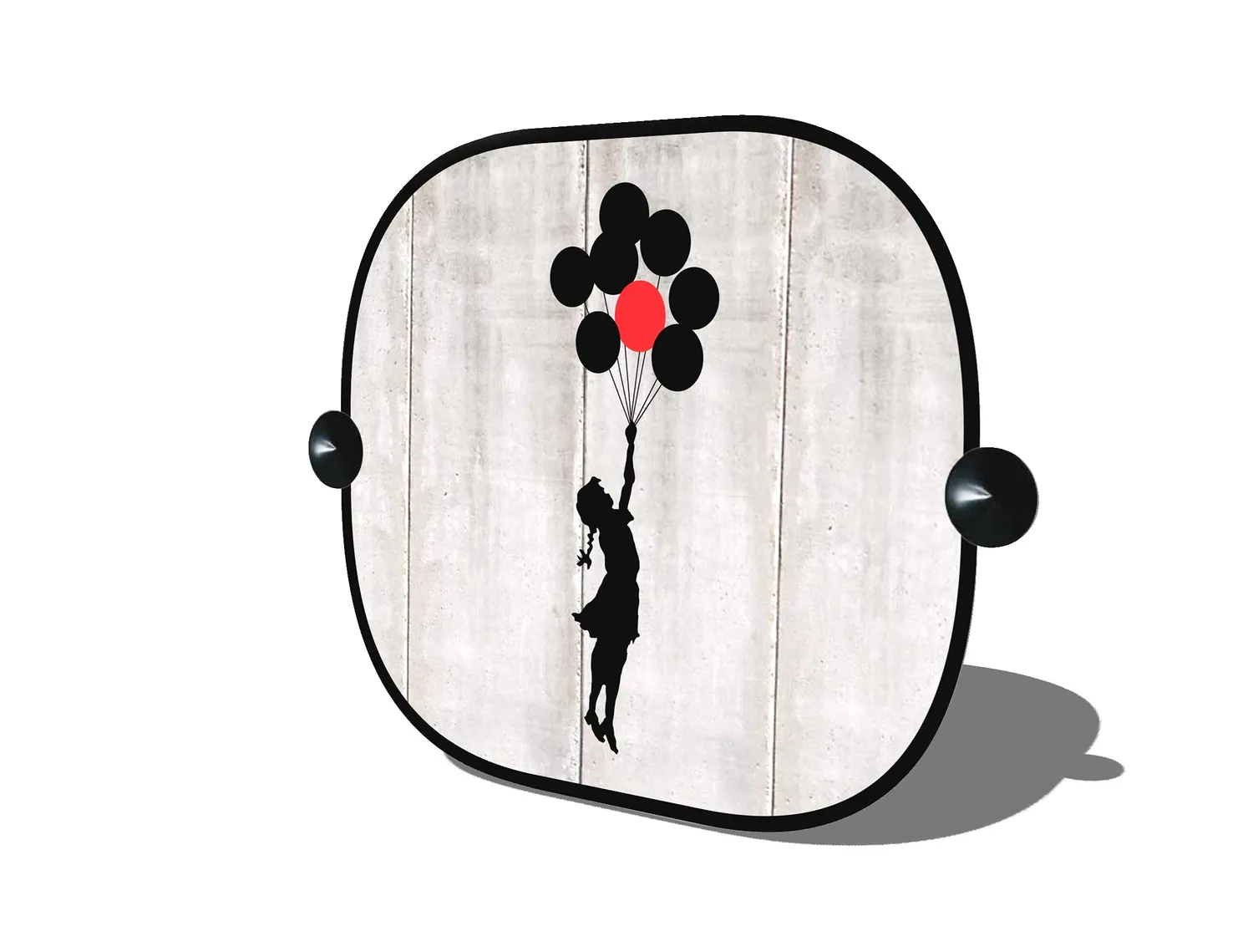 Euromarketing Banksy's Graffiti parasole auto ventosa