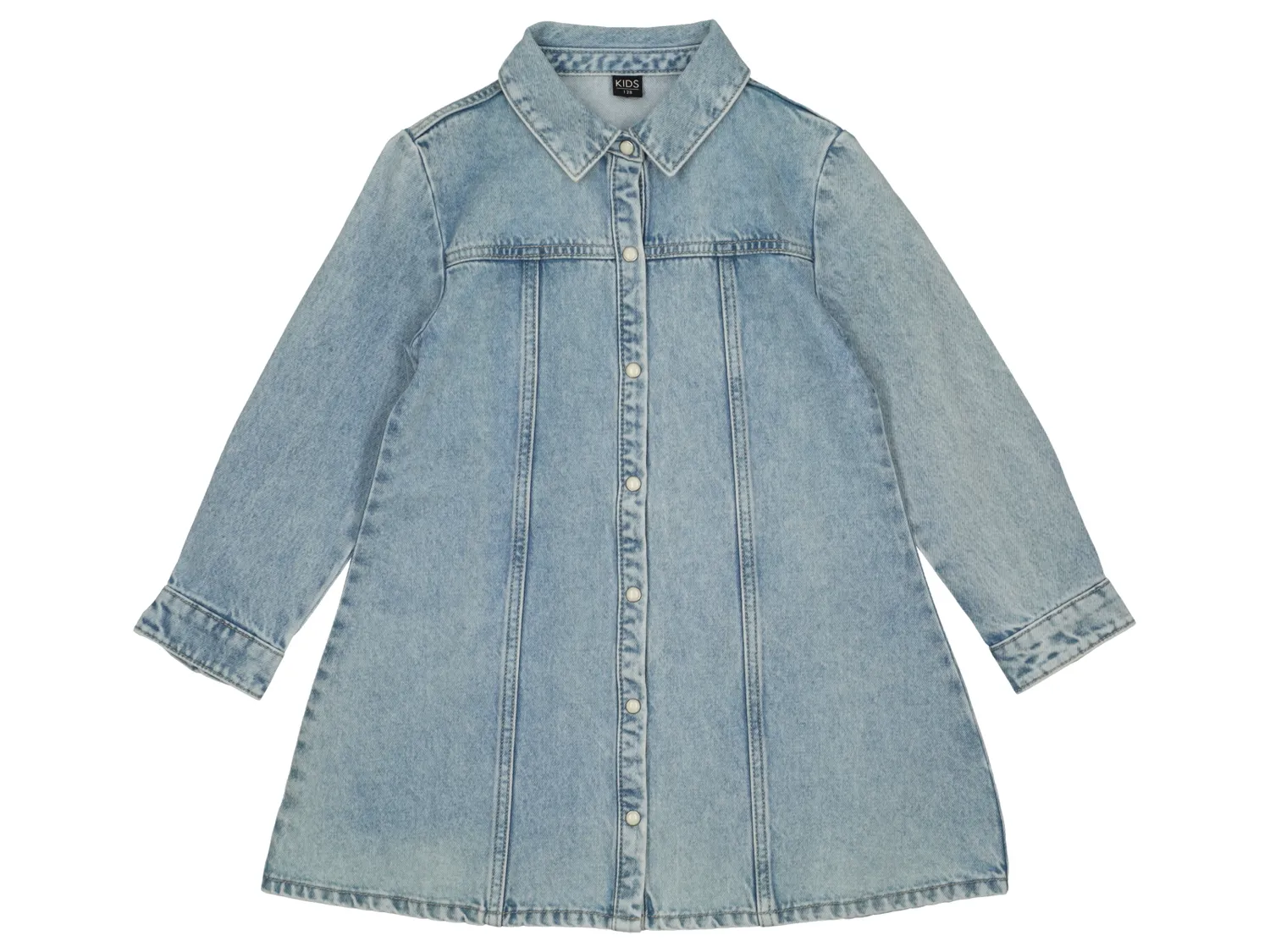 Wibra Vestito Denim Bambina 100% Cotone