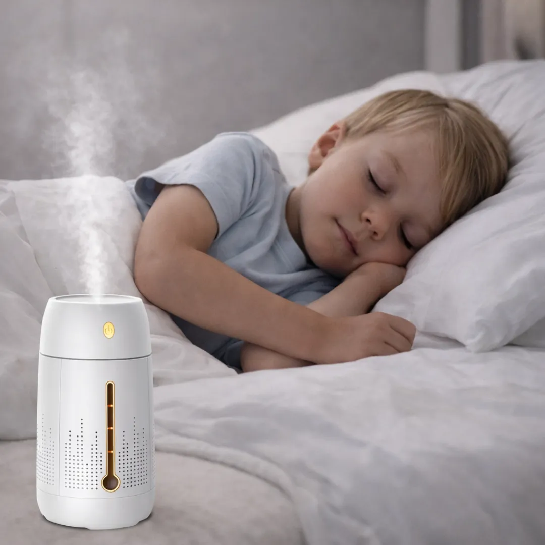 ADAMANTA umidificatore aromaterapia 1.2L con luce LED