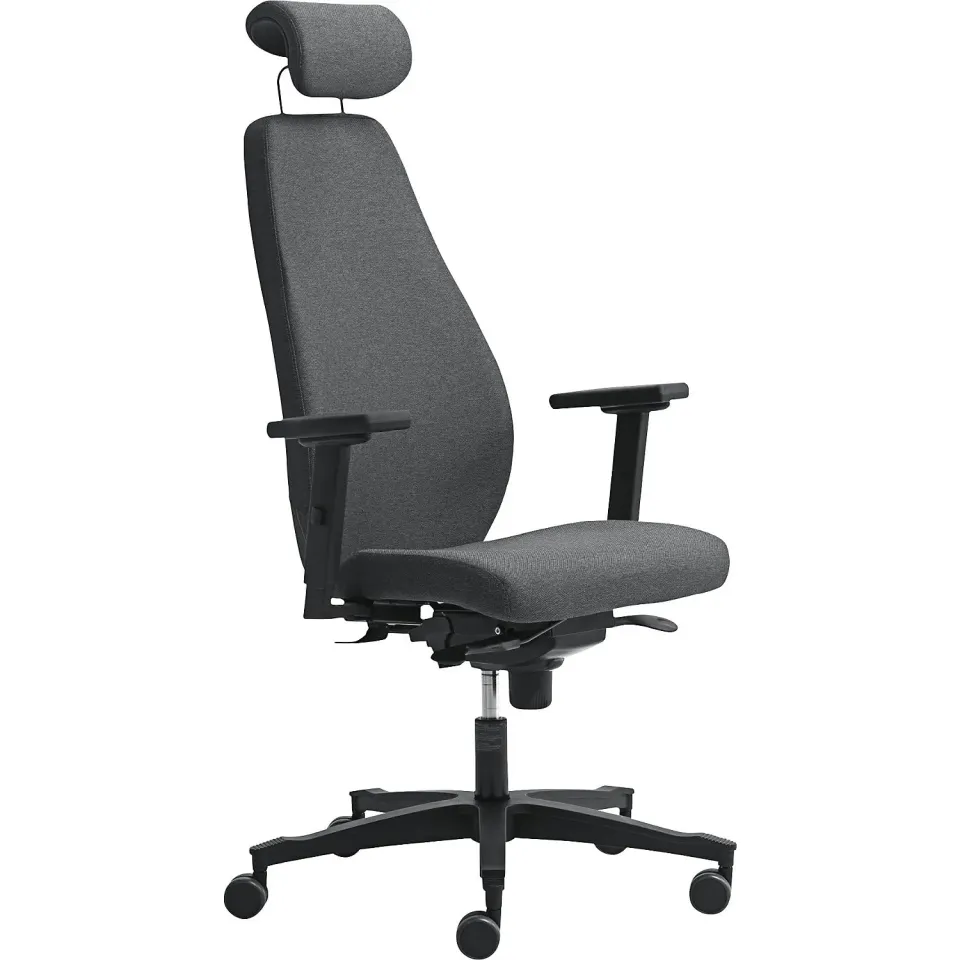Kaiserkraft sedia da ufficio ergonomica con poggiatesta