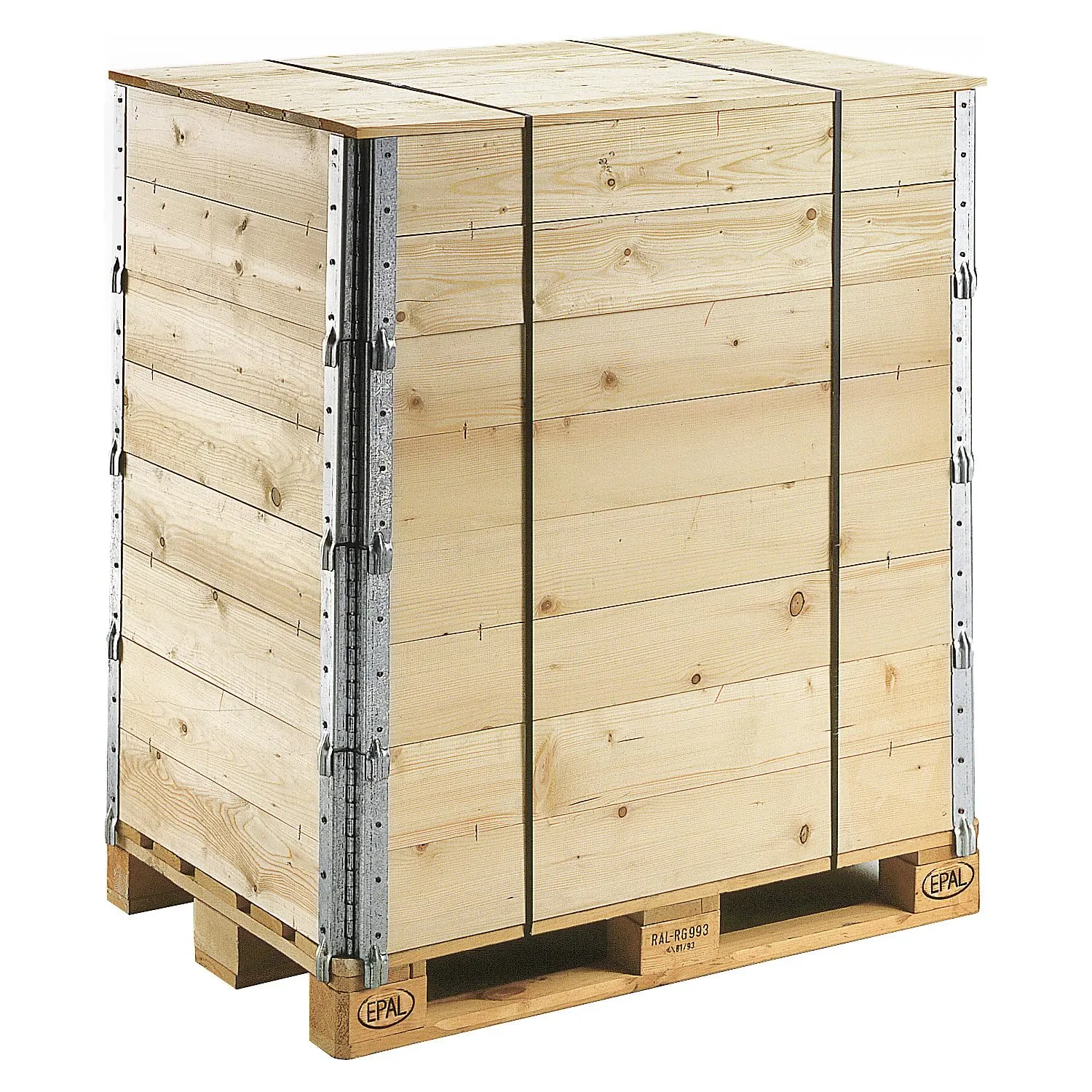 Kaiserkraft Sponda Pallet Legno Euro 1200x800 mm H 400 mm