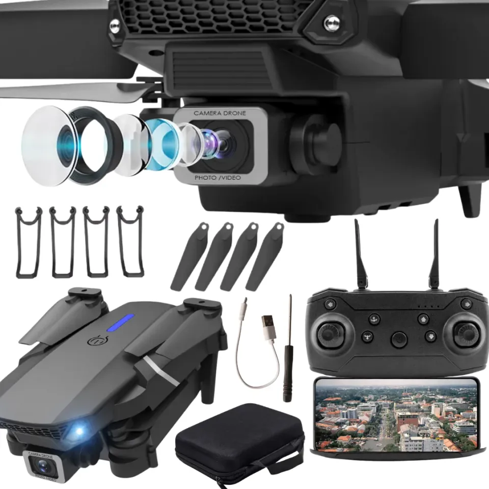 ADAMANTA 596 Mini Drone Pieghevole con Mantenimento Quota