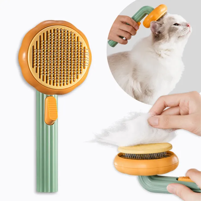 ADAMANTA 3010 Spazzola Autopulente Cani e Gatti Pin Acciaio