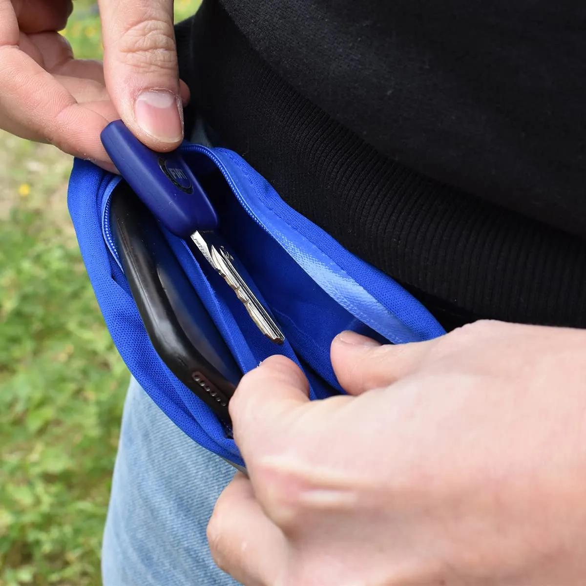 EUROMARKETING Marsupiotto PRO Tripla Tasca marsupio smartphone neoprene