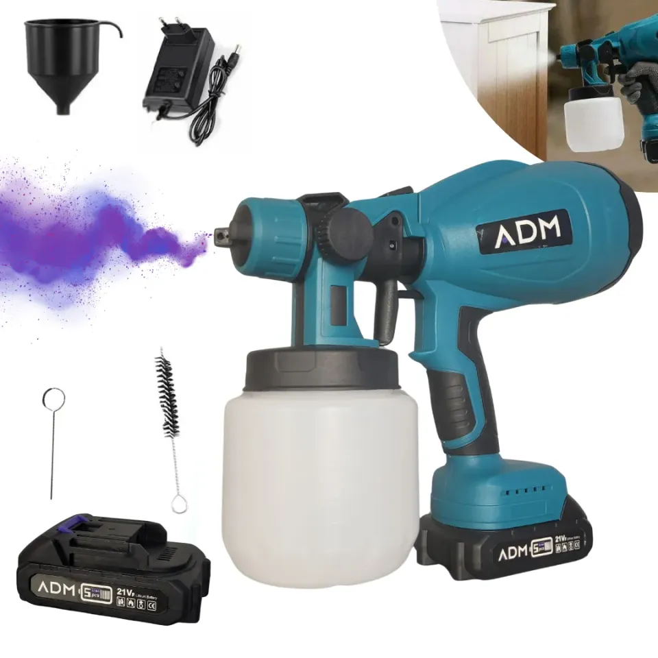 ADAMANTA ADM 537 Pistola a Spruzzo a Batteria 21V 800 ml