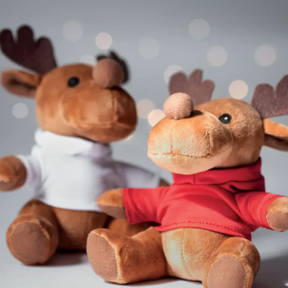 3BPRO CX1469 renna in peluche personalizzata con felpa con cappuccio