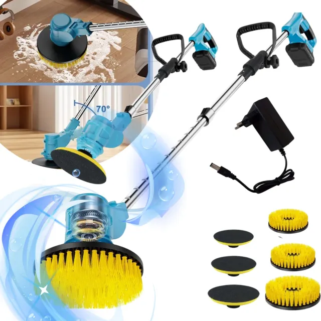 ADAMANTA 7034 spazzola elettrica pulizia soffiatore 21V