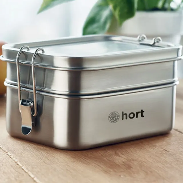 3BPRO MO6212-16 lunch box acciaio 2 scomparti 1200 ml