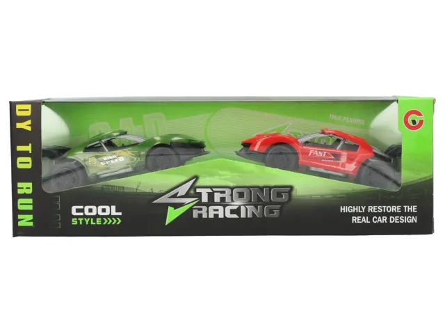 Wibra Macchinine Pull-Back 2 Pezzi da Corsa 11 cm