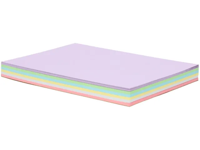 Wibra blocco cartoncino colorato A6 60 fogli 200 g