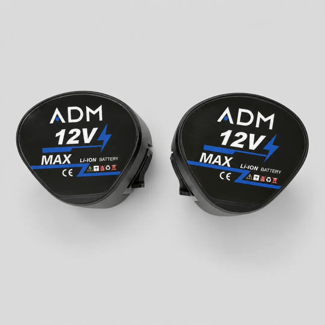 ADAMANTA 7119 smerigliatrice angolare 12V 2 batterie