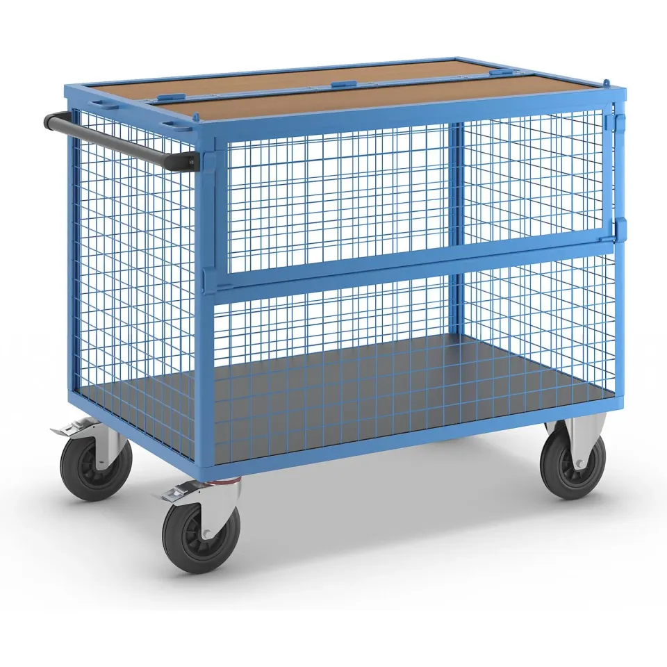 Eurokraft Pro carrello a cassone acciaio 500 kg