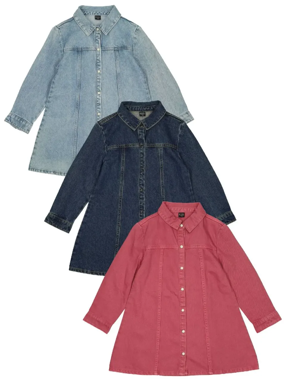 Wibra Vestito Denim Bambina 100% Cotone