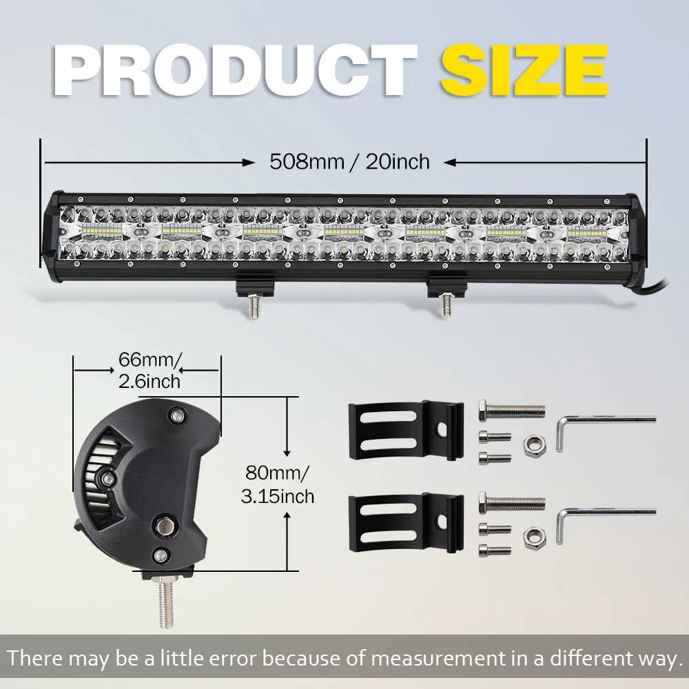 ADAMANTA 045 Barra LED Fuoristrada 420W 42000LM
