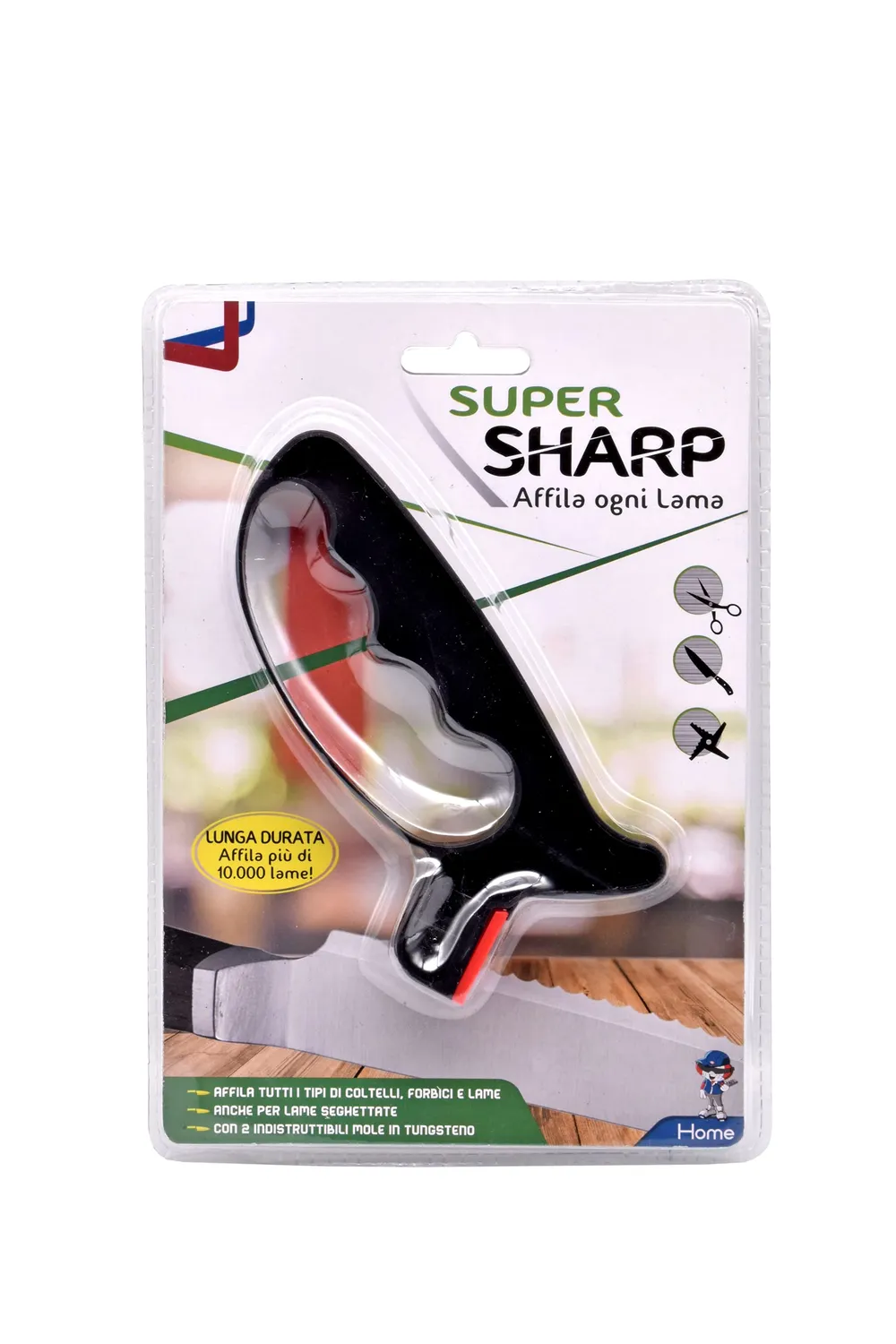 Euromarketing Supersharp affilacoltelli doppia mola tungsteno
