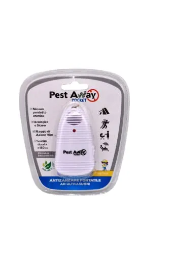 EUROMARKETING Pest Away Pocket repellente zanzare portatile