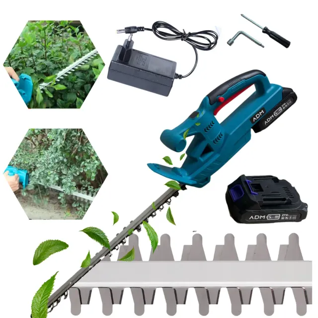 ADAMANTA ADM 7007 tagliasiepi a batteria 21V 52 cm