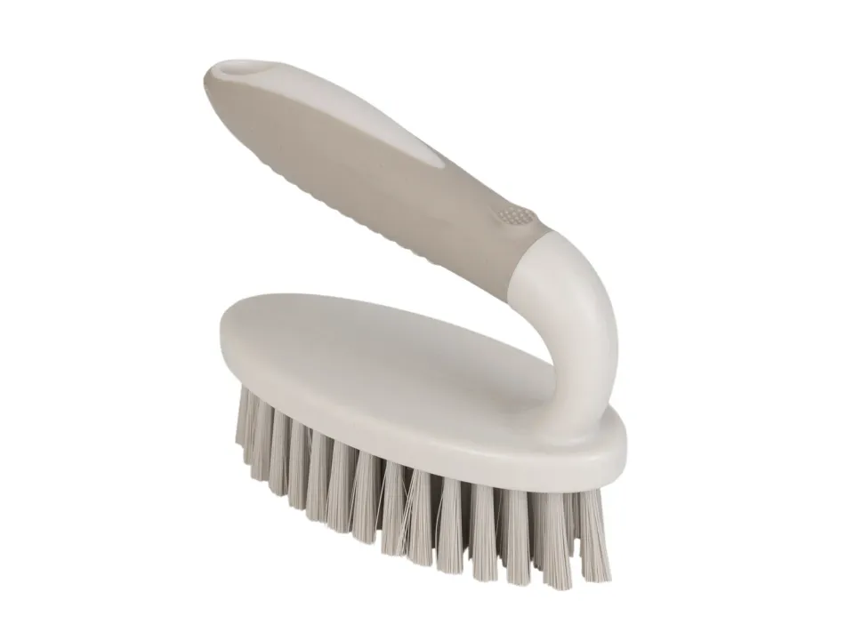 Wibra spazzola pulizia setole dure 29 cm grigia