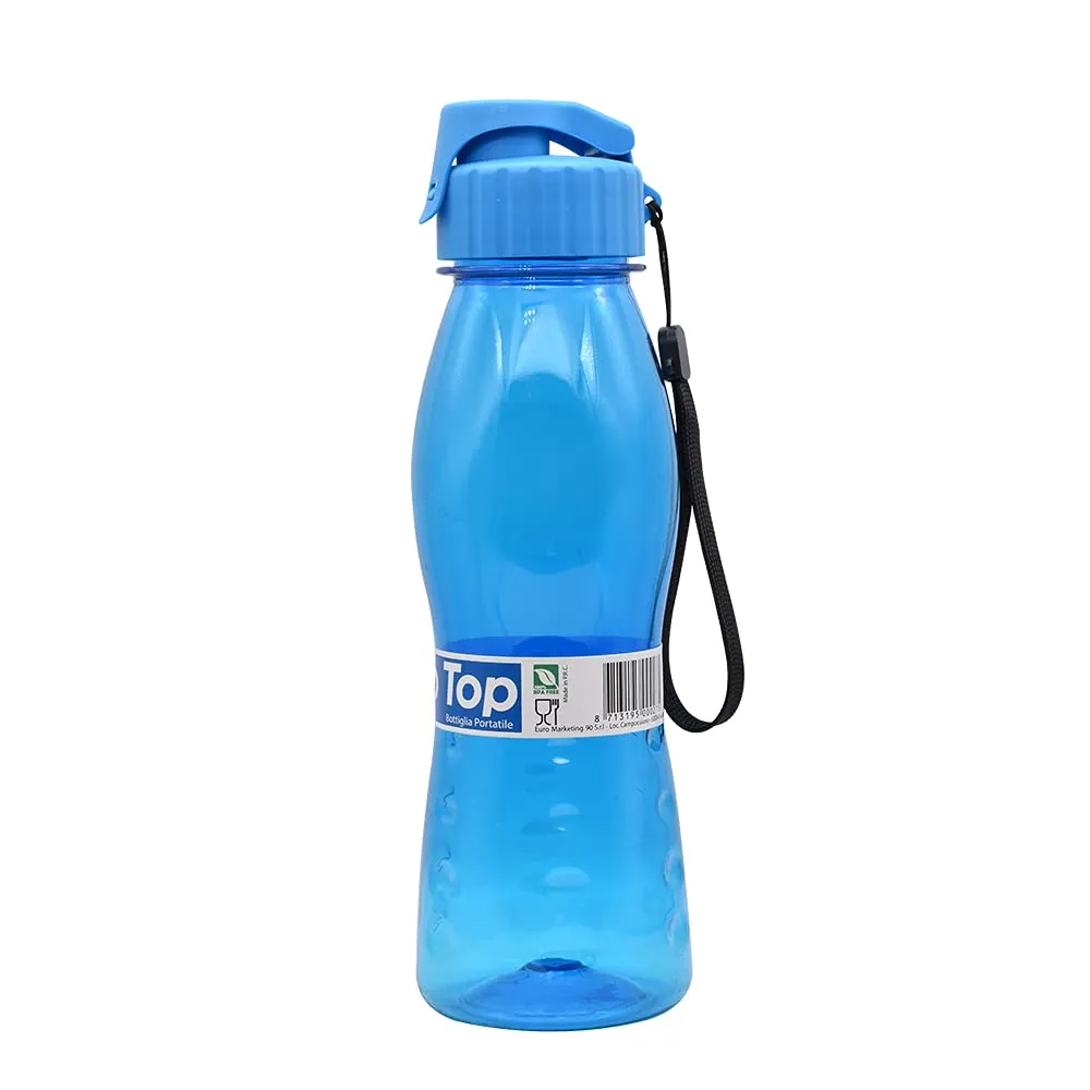 Flip Top borraccia 0,7 l trasparente chiusura rapida