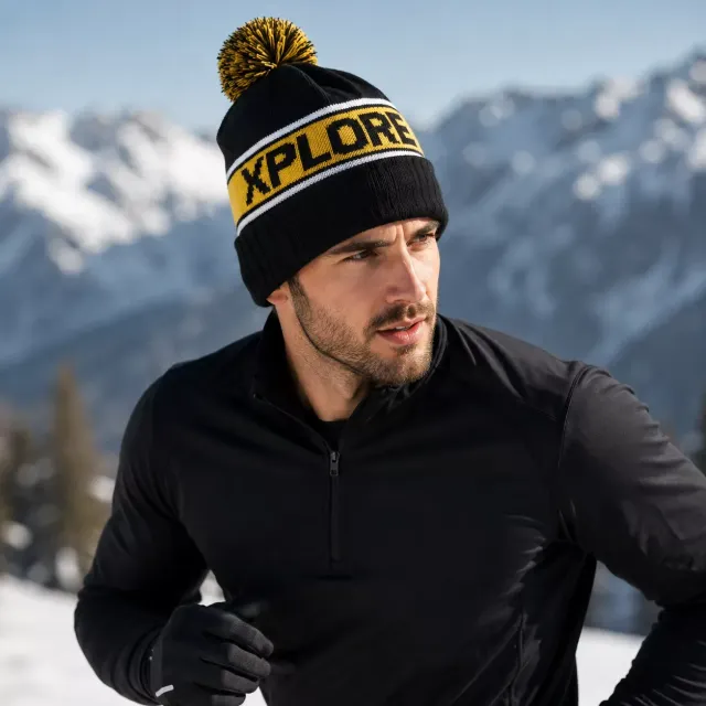 3BPRO Le bonnet pompon jacquard berretto personalizzato