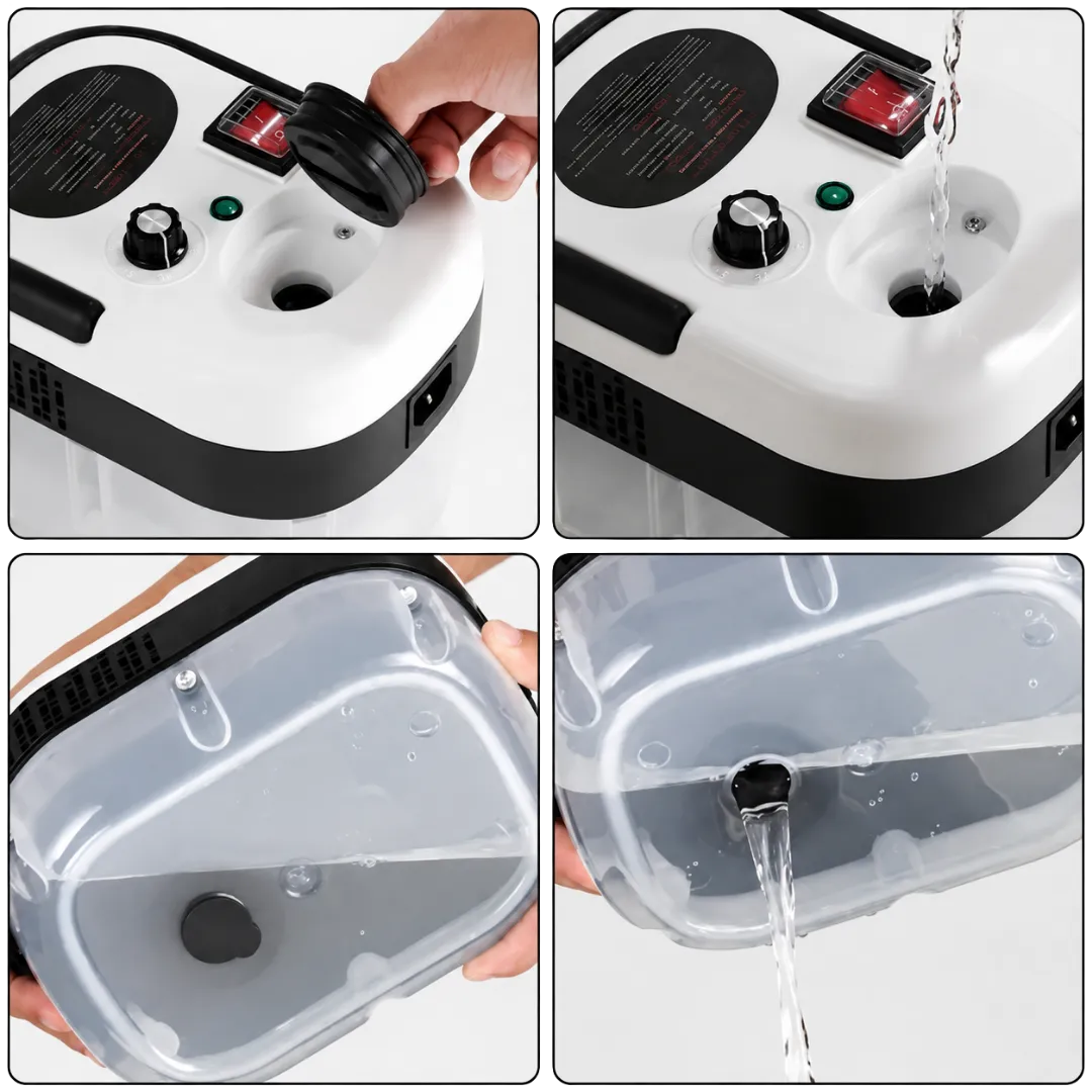 ADAMANTA 2291 Pulitore a Vapore 2500W 6 Accessori