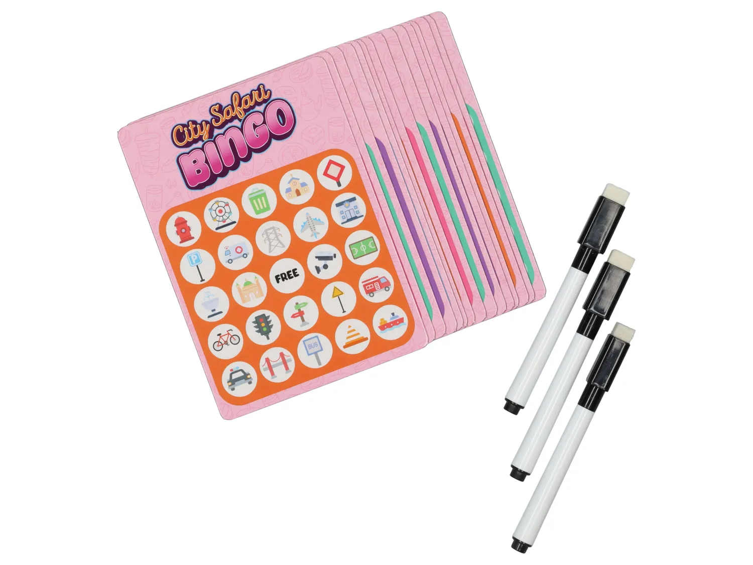 Wibra bingo 15 schede gioco società pennarelli
