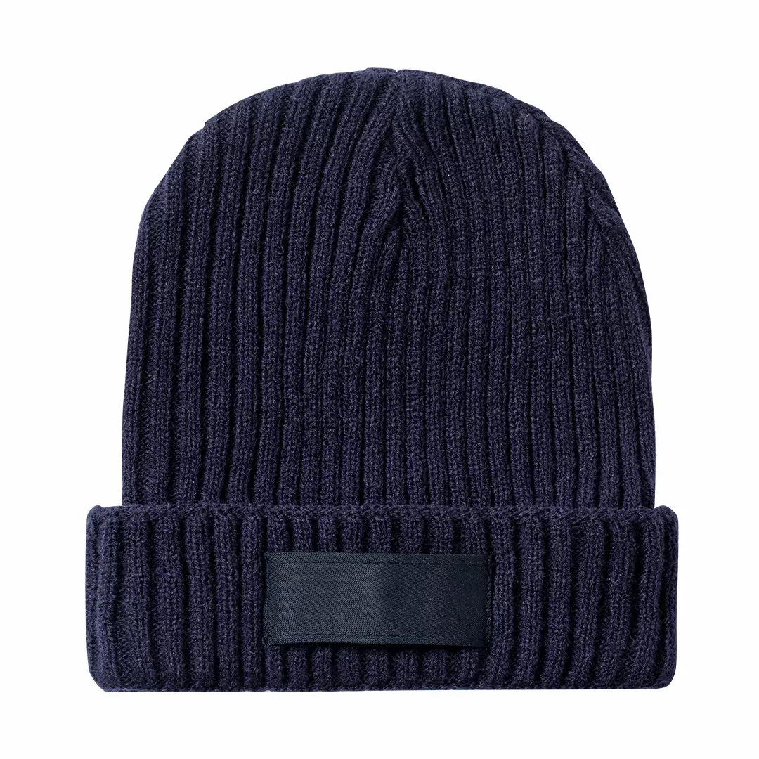 3BPRO bonnet in maglia a coste con etichetta personalizzabile