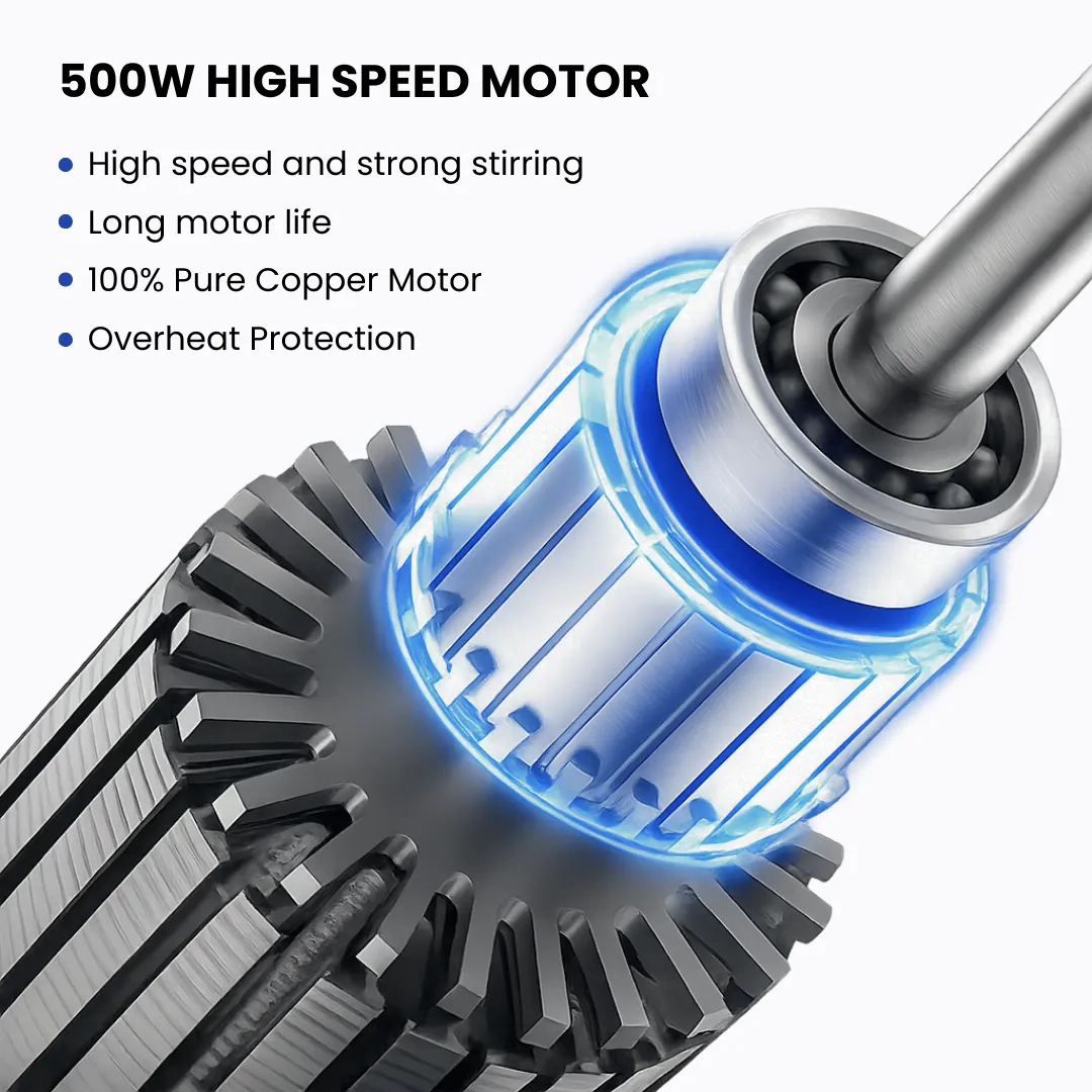 ADAMANTA 7079 Tritatutto Elettrico 500W 2 Velocità
