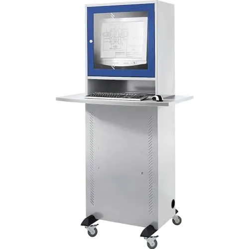 Kaiserkraft Eurokraft Basic Armadio computer acciaio ventilato
