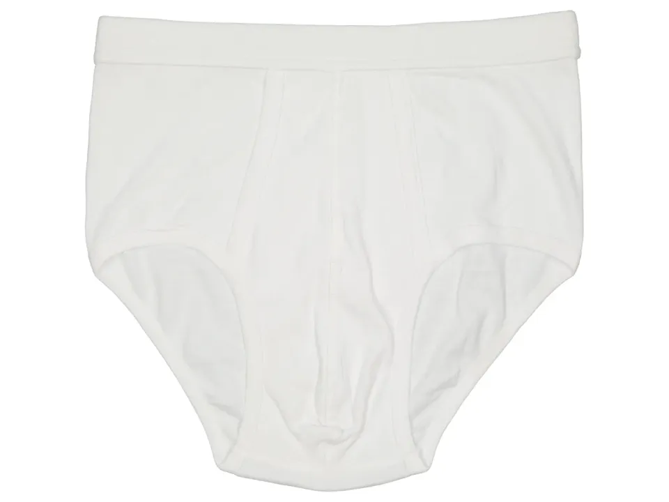 Wibra slip uomo bianco a coste