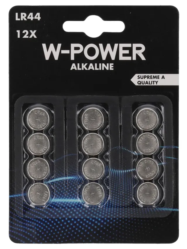 Wibra Batterie a Bottone 12 Pezzi Manganese Litio