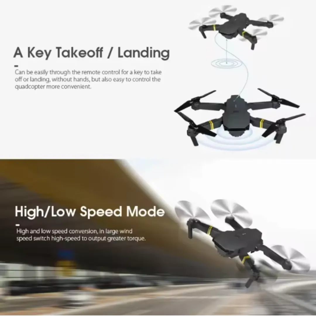 ADAMANTA 414 Drone Pieghevole Fotocamera HD WiFi