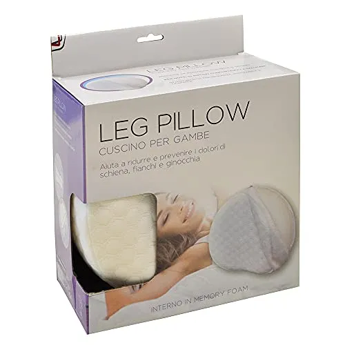 Euromarketing Leg Pillow cuscino gambe memory foam ergonomico