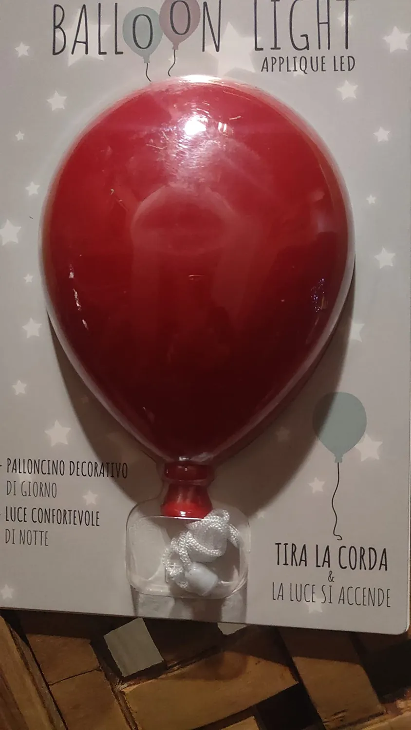 Euromarketing Balloon Light lampada LED cameretta cordicella