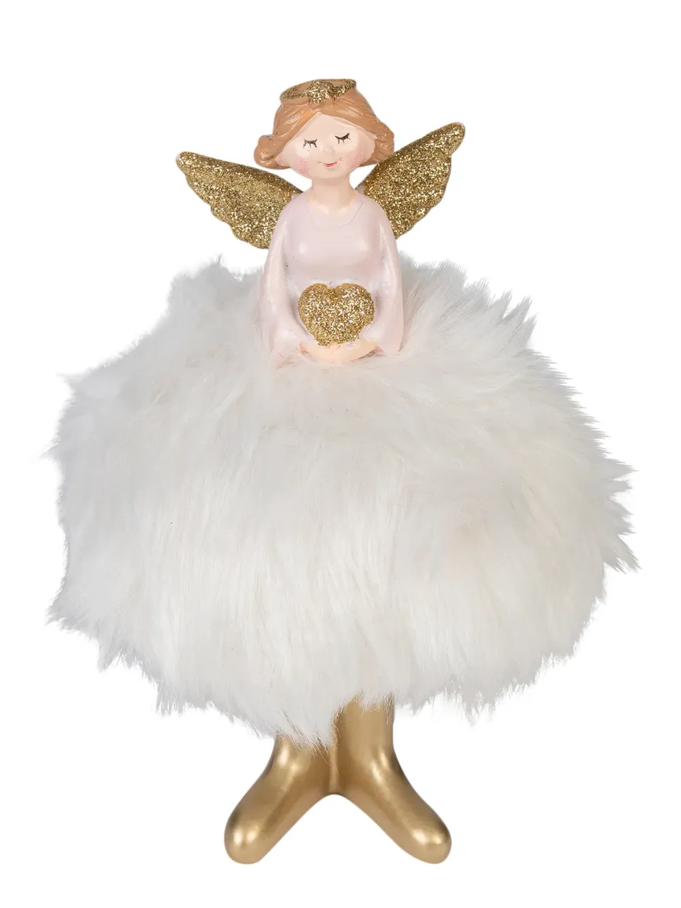 Wibra Angelo bambina gonna piume 20 cm