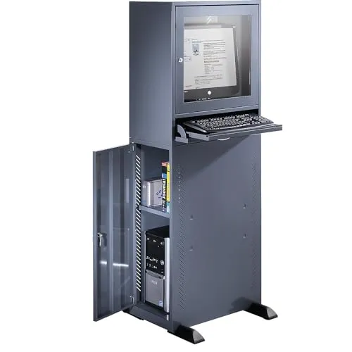 Kaiserkraft Eurokraft Basic postazione PC chiusa con serratura