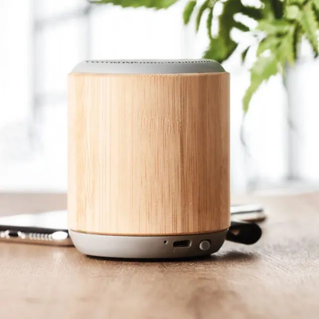 3BPRO MO6428-40 speaker Bluetooth 5.3 in bambù personalizzato