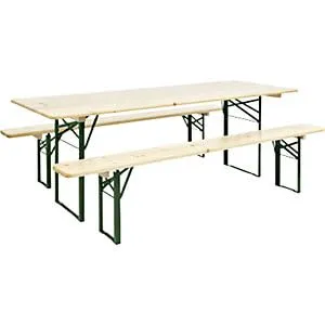 Kaiserkraft set birreria pieghevole 4x3 tavolo + panche