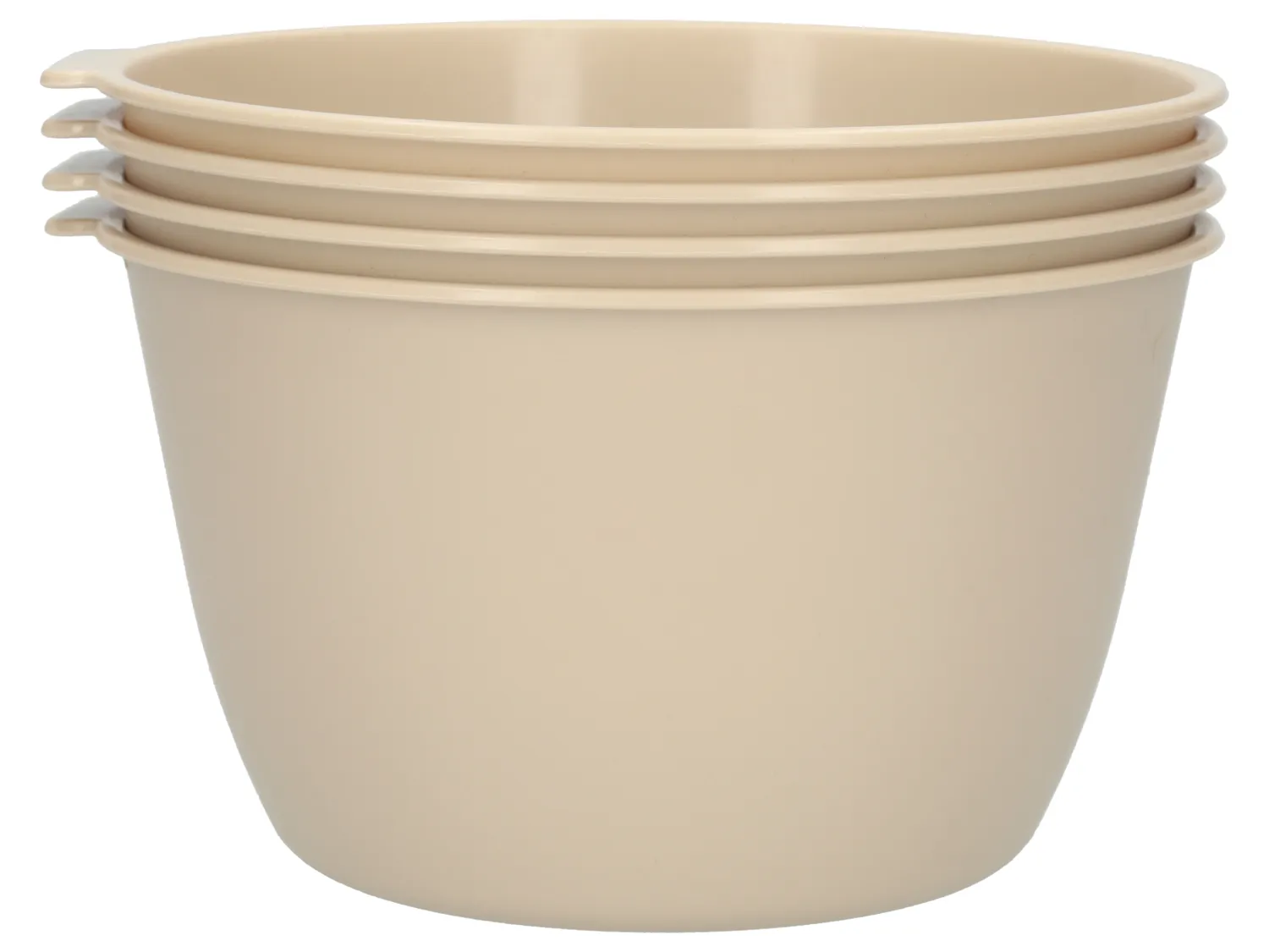 Wibra Ciotole Microonde 15,5 cm 4 Pezzi con Manico