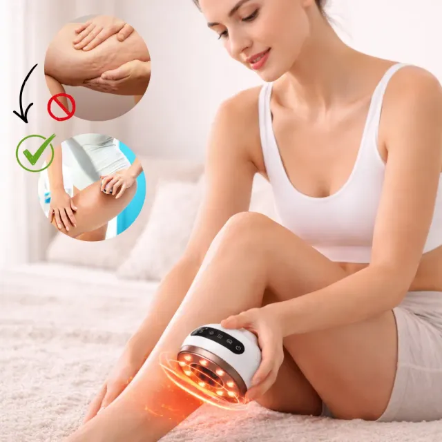 ADAMANTA 7002 Massaggiatore Anticellulite con Luce Rossa