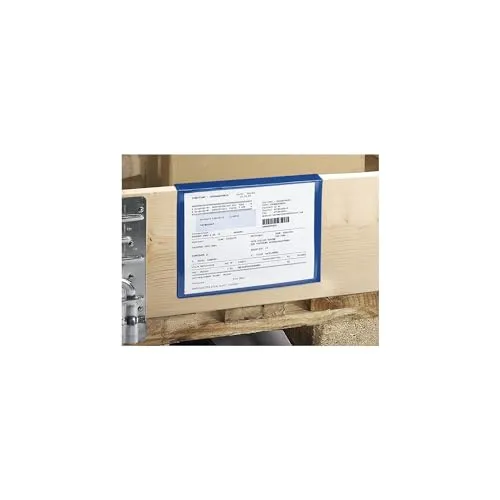 Kaiserkraft buste portadocumenti A5 blu 100 pz per legno