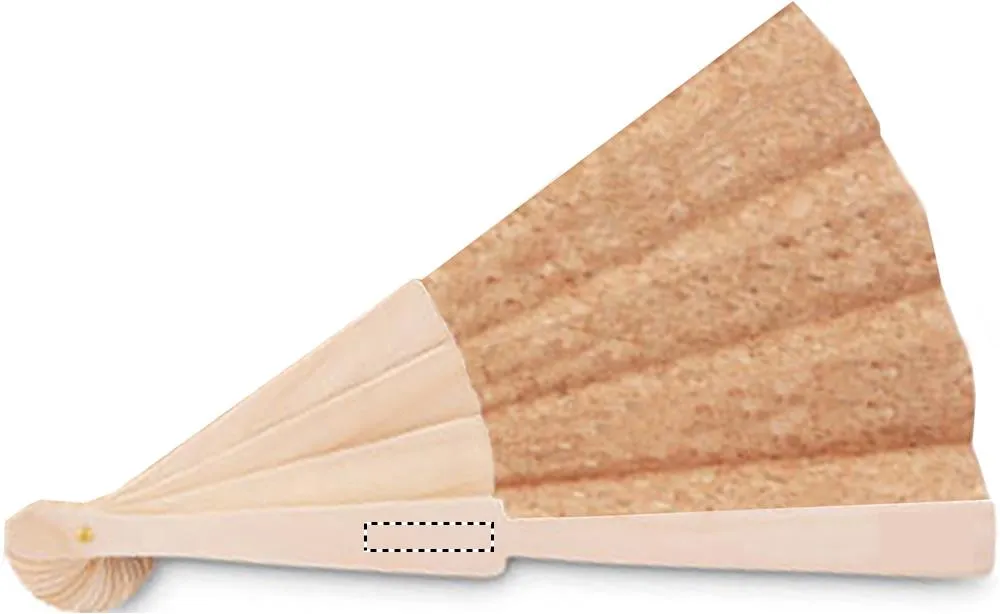 3BPRO MO6232-13 ventaglio pieghevole legno sughero