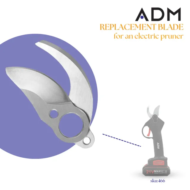 ADAMANTA ADM lame ricambio forbici potatura 30 mm 2 pz