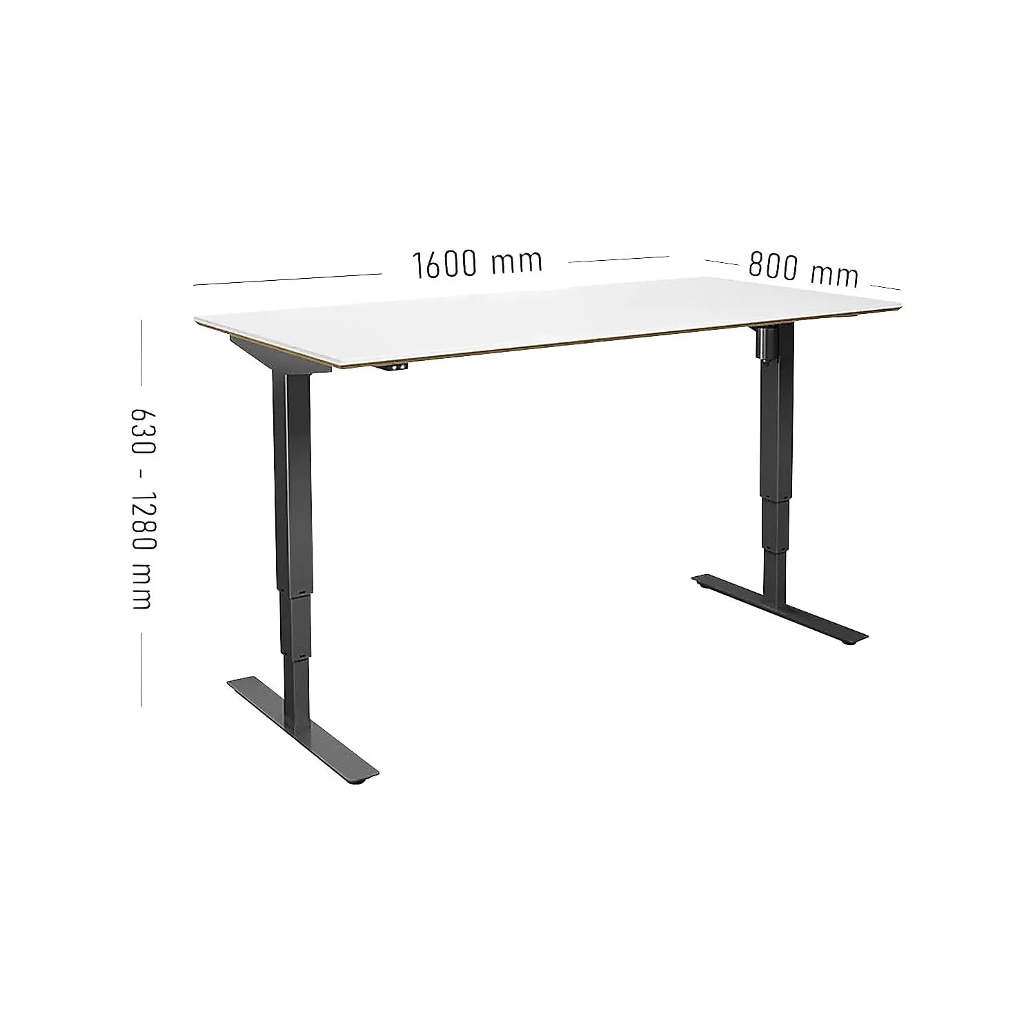 Kaiserkraft Atlanta Trend scrivania elettrica 150 kg